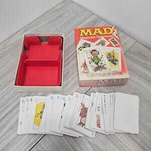 Mad Magazine Card Game 1979 Vintage Parker Brothers with tray COMPLETE
